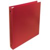 Better Office Products 3-Ring Poly Binder with Pocket, 1 Inch, Letter Size, Red, Navy Blue, Purple, and Black, 4PK 11104